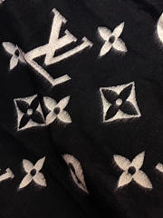 louis vuitton supreme CohotBag scarf black  - 5