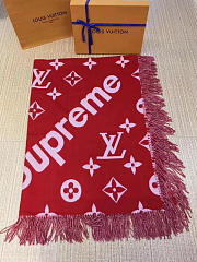 louis vuitton supreme CohotBag scarf red 3089 - 2