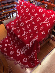 louis vuitton supreme CohotBag scarf red 3089 - 5