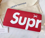  louis vuitton supreme wallet CohotBag red 3179 - 6