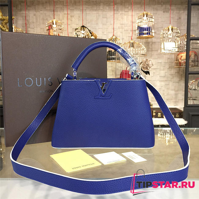 LV Capucines BB blue 3451 27cm - 1