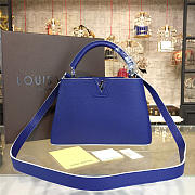 LV Capucines BB blue 3451 27cm - 1