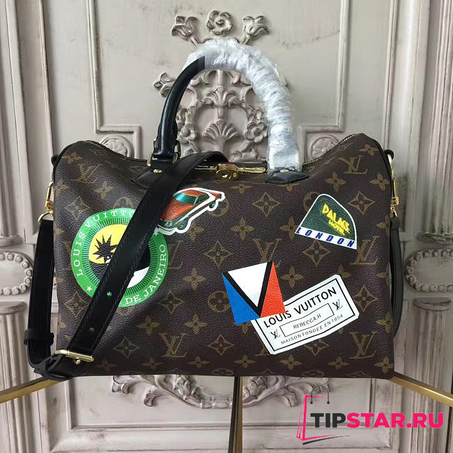 louis vuitton speedy world tour 3683 sticker - 1