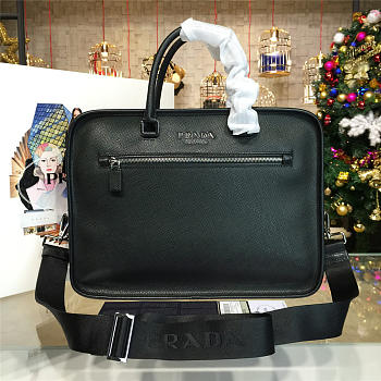 Prada leather briefcase 4209