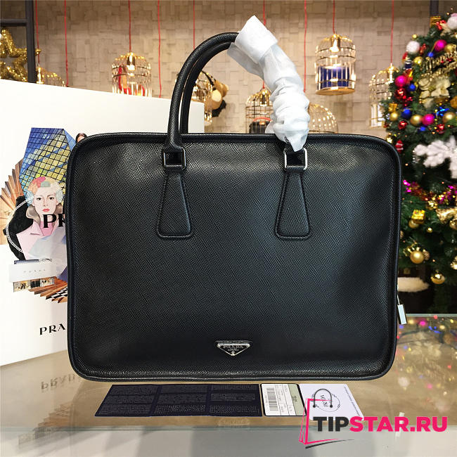 Prada Leather Briefcase 4215 - 1