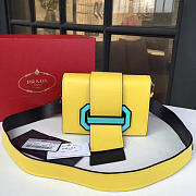 Prada plex ribbon bag bright yellow 4267 - 1