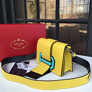 Prada plex ribbon bag bright yellow 4267 - 3