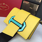 Prada plex ribbon bag bright yellow 4267 - 5