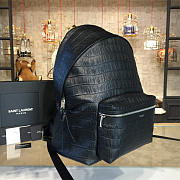 YSL Monogram Backpack Black 4790 - 3