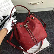 Chanel Calfskin Bucket Bag Red A93597 VS04761 - 2