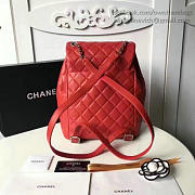 chanel caviar quilted lambskin backpack red 170303 vs07838 - 2