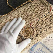 Chanel Crochet Braid Cayo Coco Flap Bag Beige A93680 VS02814 - 6