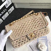 Chanel Crochet Braid Cayo Coco Flap Bag Beige A93680 VS02814 - 3