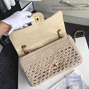 Chanel Crochet Braid Cayo Coco Flap Bag Beige A93680 VS02814 - 2