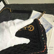 Chanel Crochet Braid Cayo Coco Flap Bag Black A93680 VS09431 - 6