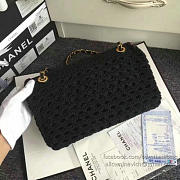 Chanel Crochet Braid Cayo Coco Flap Bag Black A93680 VS09431 - 3