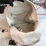 Chanel crochet braid cayo coco backpack white a93681 vs04725 - 4