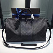   Louis Vuitton Keepall Bandoulière 55 Noir - 2