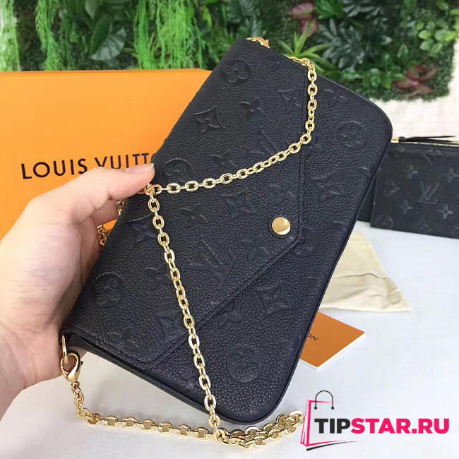  louis vuitton pochette CohotBag  felicie noir  - 1