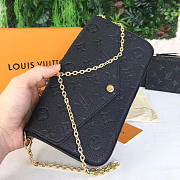  louis vuitton pochette CohotBag  felicie noir  - 1