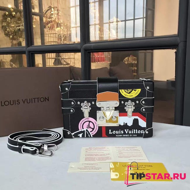  louis vuitton petite CohotBag  malle noir  - 1