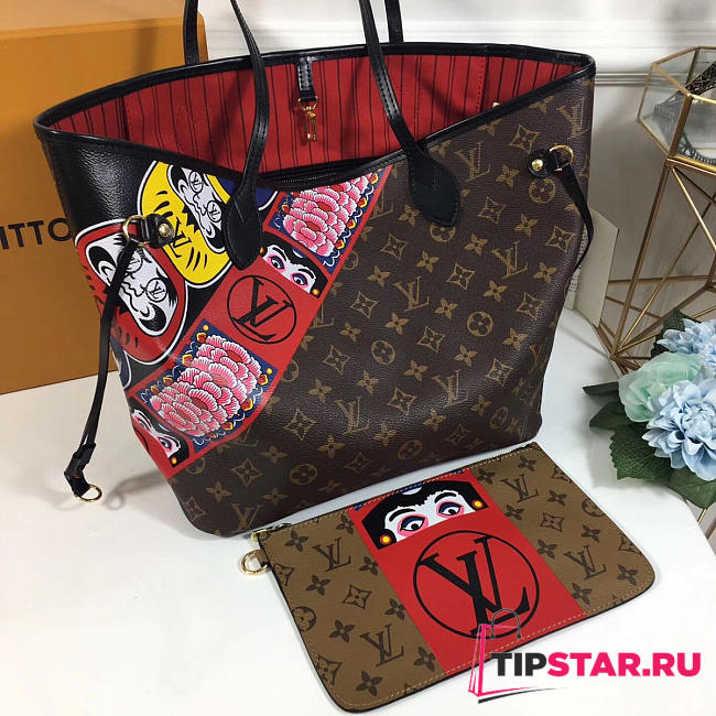 LV Neverfull MM cherry 3286 32cm - 1