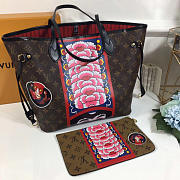 LV Neverfull MM cherry 3286 32cm - 3