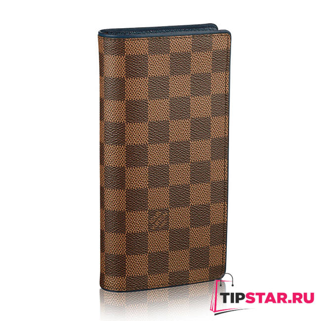 LV brazza wallet damier ebene n63168 long - 1