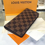 LV brazza wallet damier ebene n63168 long - 5