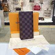 LV brazza wallet damier ebene n63168 long - 4