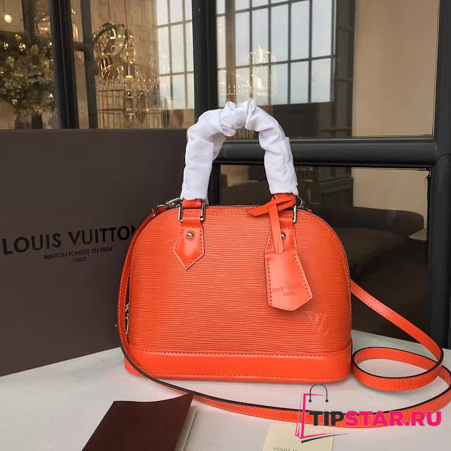 LV alma bb orange epi leather 3553 - 1