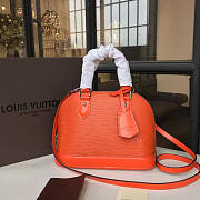 LV alma bb orange epi leather 3553 - 1