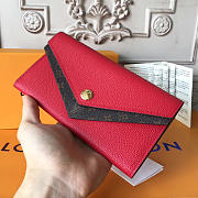 LV pallas wallet red 3754 - 1