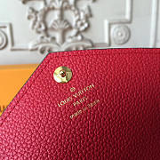 LV pallas wallet red 3754 - 6