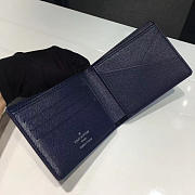  louis vuitton multiple wallet navy blue - 3