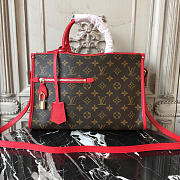  louis vuitton popincourt mm bag red 3846 - 1