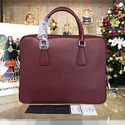 Prada Leather Briefcase 4218 - 4