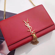 YSL Monogram Kate Bag With Leather Tassel 4741 - 4