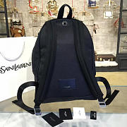 YSL Monogram Backpack Dinosaur Black 4786 - 4