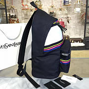 YSL Monogram Backpack Dinosaur Black 4786 - 5
