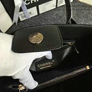 CHANEL Calfskin Large Shopping Bag (Black) A69929 VS08388 - 2
