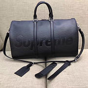 Louis Vuitton Supreme Keepall 45 Black - 1