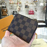 louis vuitton zippy CohotBag coin purse  damier ebène canvas 3166 - 6