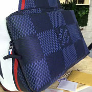 LV apollo backpack n44006 blue red america's cup  - 6