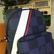 LV apollo backpack n44006 blue red america's cup  - 5