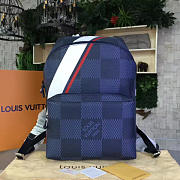 LV apollo backpack n44006 blue red america's cup  - 2