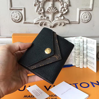 LV double v compact wallet small