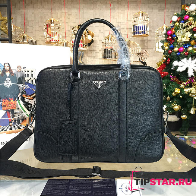 Prada leather briefcase 4204 - 1