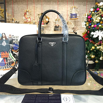 Prada leather briefcase 4204