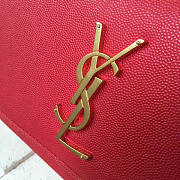 YSL Monogram Kate Grain De Poudre Embossed Leather 4758 - 5